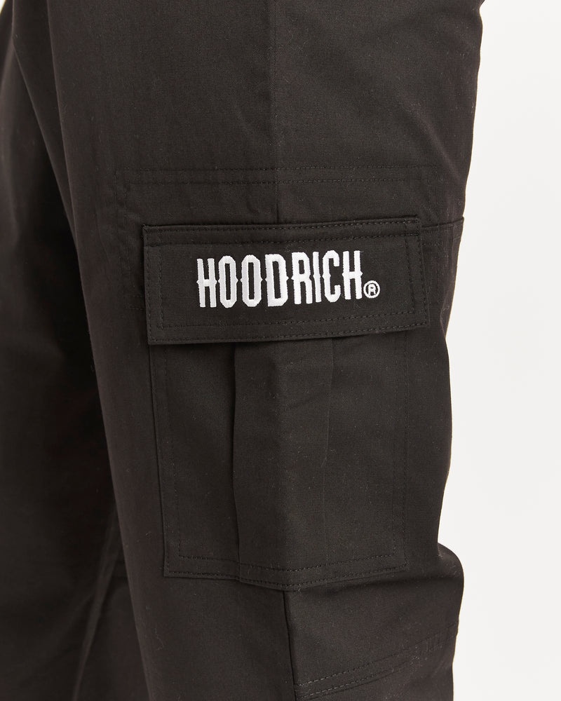 Black / White Women's Hoodrich OG Combat Cargo Pants | USA QOAXMJ407