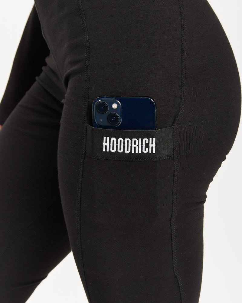 Black / White Women's Hoodrich OG Intel V2 Leggings | USA MGEYOB761