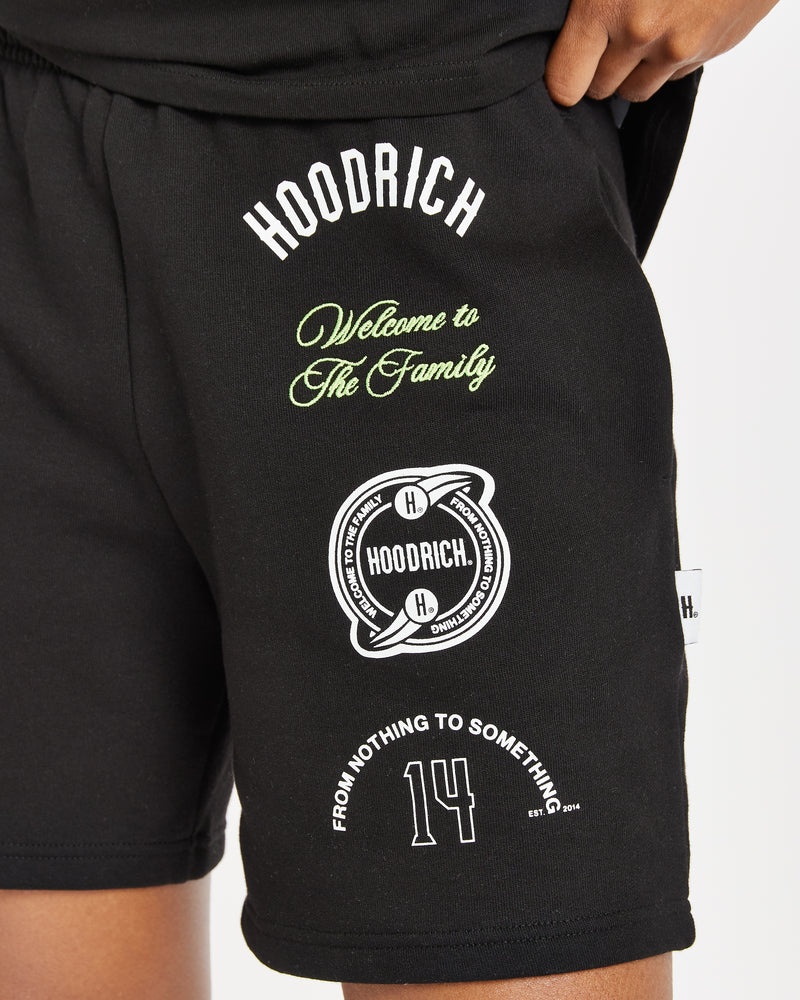 Black / White Women's Hoodrich OG Match Shorts | USA OPJLHS076