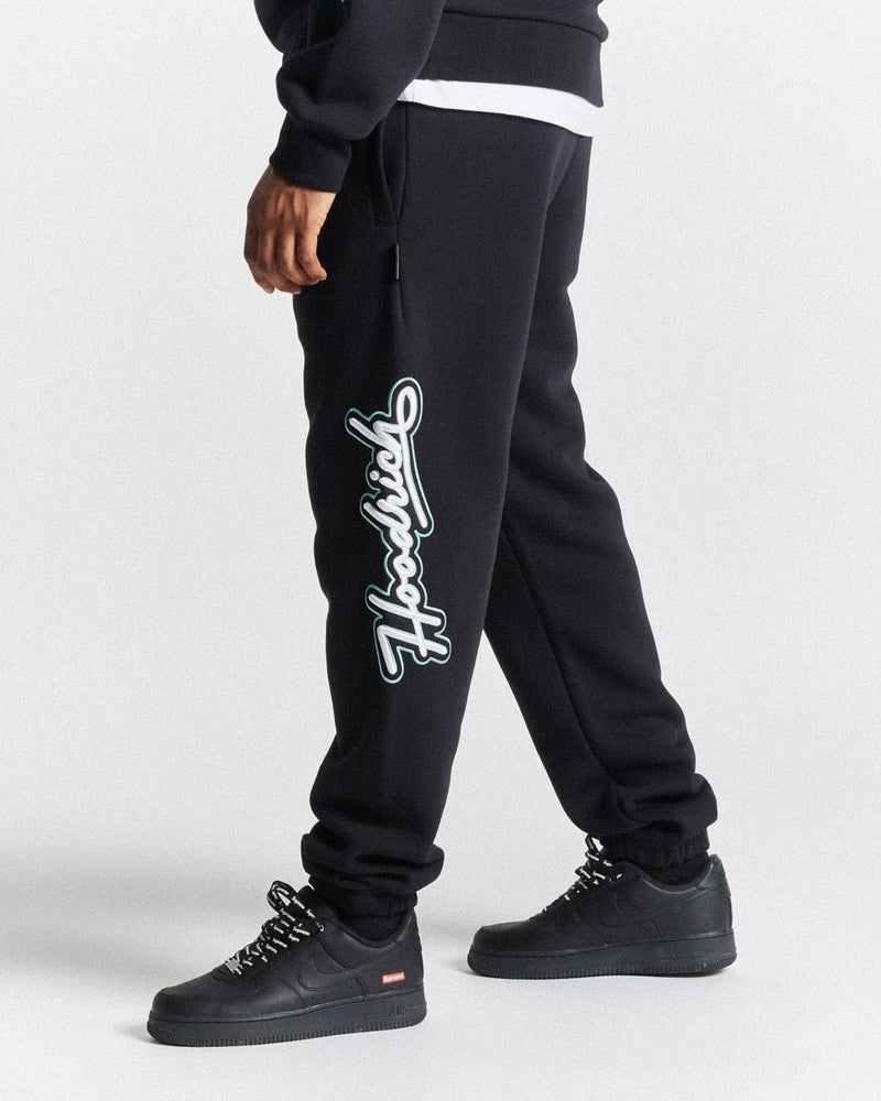 Black / White / Blue Men's Hoodrich Arena Joggers | USA LTXHYA371