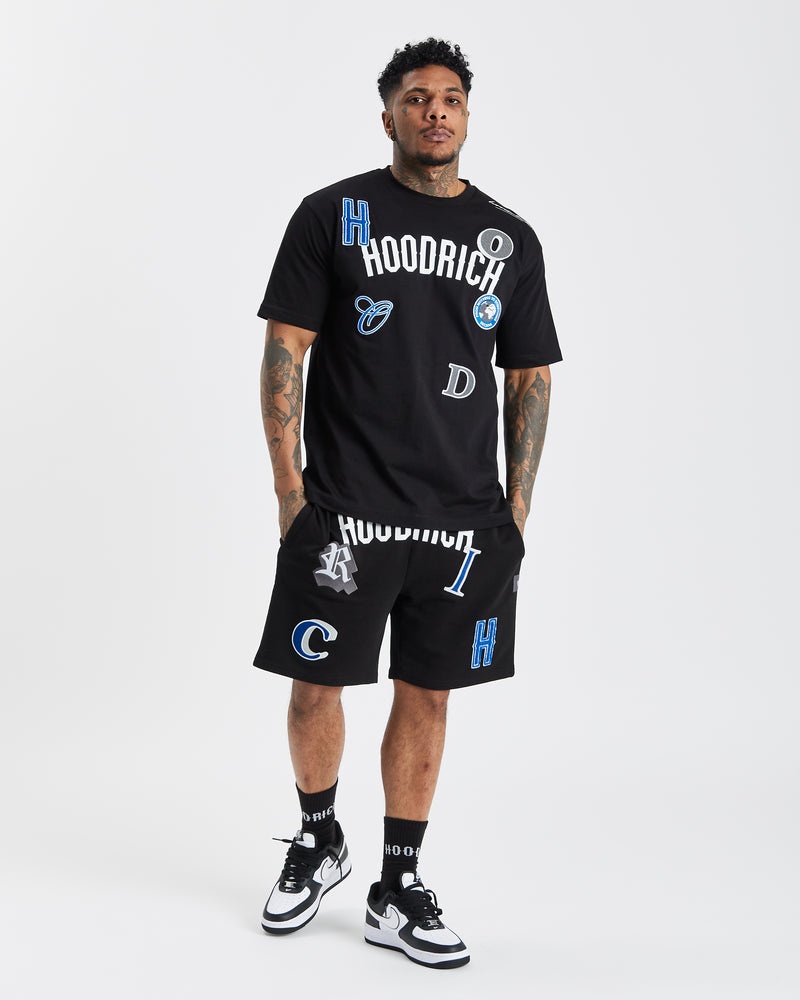 Black / White / Blue Men's Hoodrich OG Pacific V2 T-Shirt | USA NRKVOG728