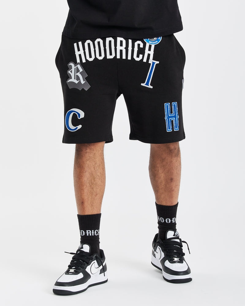 Black / White / Blue Men's Hoodrich OG Pacific V2 Shorts | USA BPENRV273