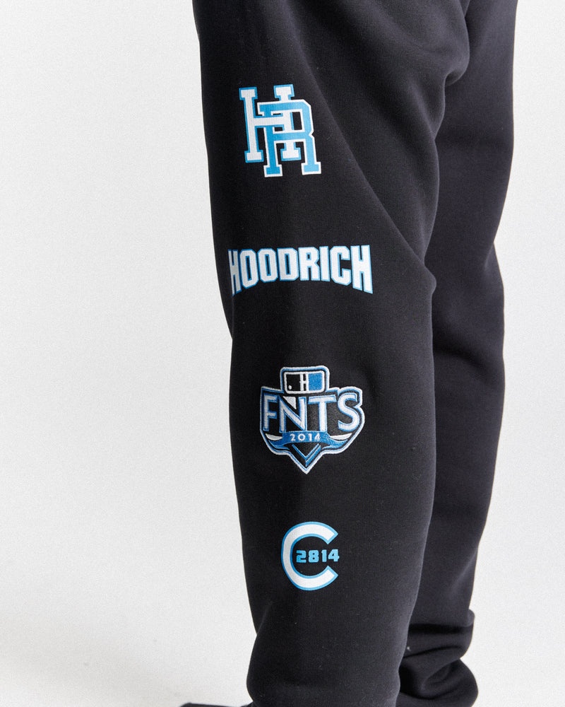 Black / White / Blue Men's Hoodrich Rival Joggers | USA SKZAXB453