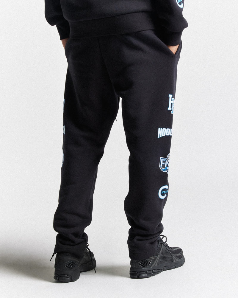 Black / White / Blue Men's Hoodrich Rival Joggers | USA SKZAXB453