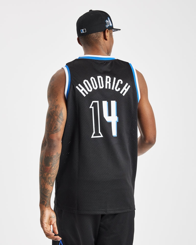 Black / White / Blue Men's Hoodrich Stadium Basketball Vest | USA BDOWSL579