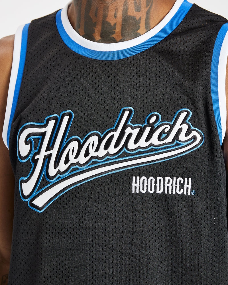 Black / White / Blue Men's Hoodrich Stadium Basketball Vest | USA BDOWSL579