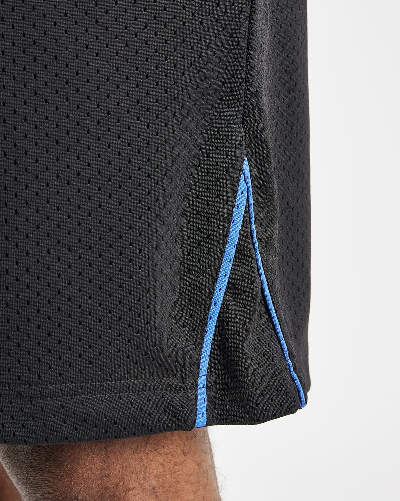 Black / White / Blue Men's Hoodrich Stadium Basketball Shorts | USA PMRZEN087