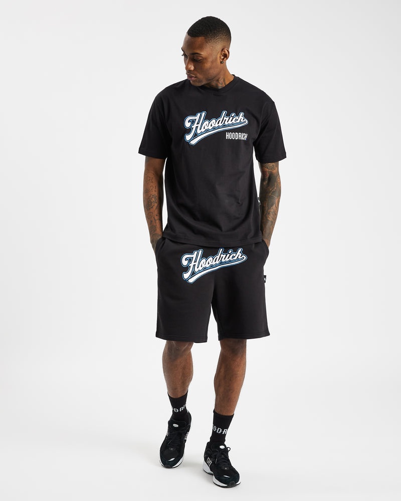 Black / White / Blue Men's Hoodrich Stadium T-Shirt | USA ROGMHE378