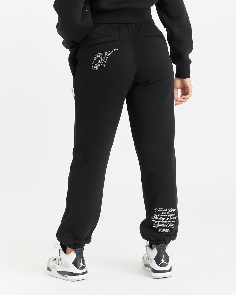 Black / White / Blue Women's Hoodrich Fortify Joggers | USA SNMDBJ324