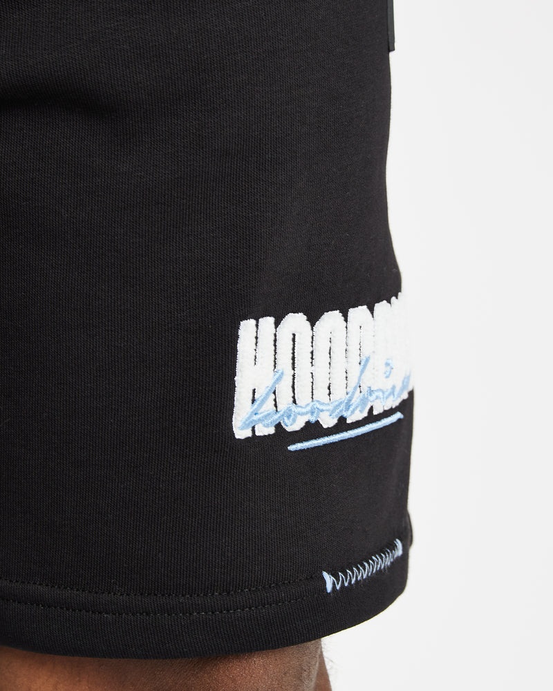 Black / White / Blue / Grey Men's Hoodrich OG Blend V2 Shorts | USA UWCYVZ012