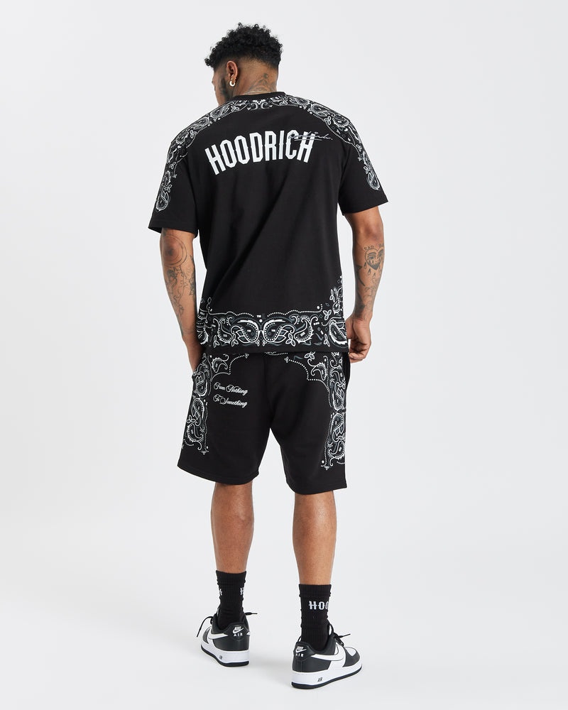 Black / White / Orange Men's Hoodrich OG Motif Shorts | USA YDOVPM587