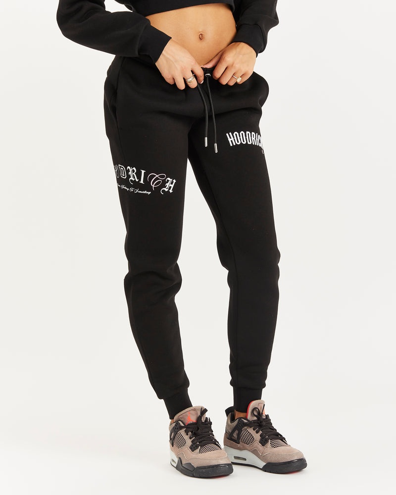 Black / White / Pink Women's Hoodrich OG Calor Joggers | USA SVDXTW387