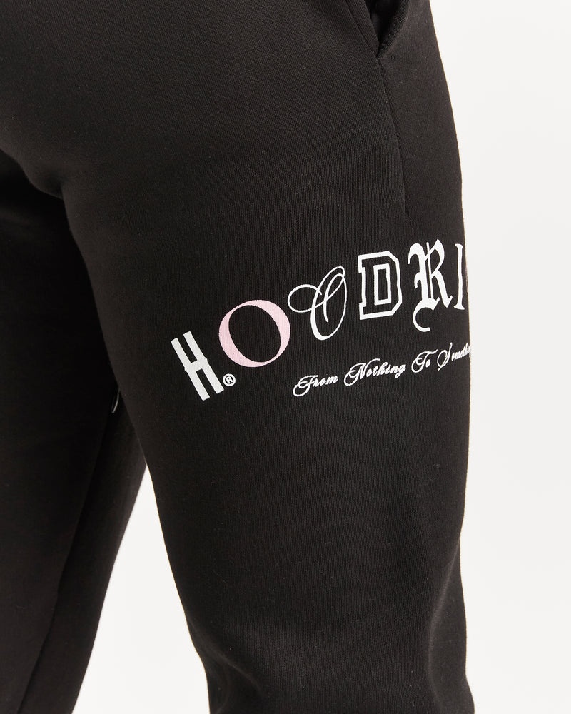 Black / White / Pink Women's Hoodrich OG Calor Joggers | USA SVDXTW387