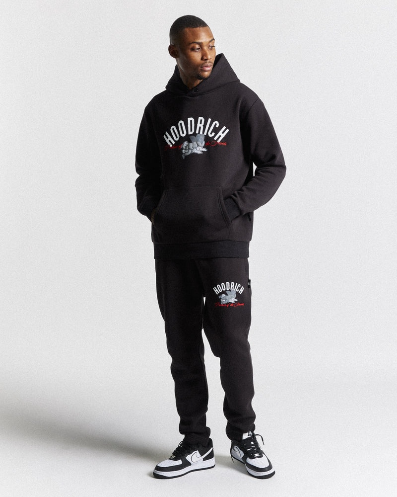 Black / White / Red Men's Hoodrich Empire Hoodie | USA FBJYXR309