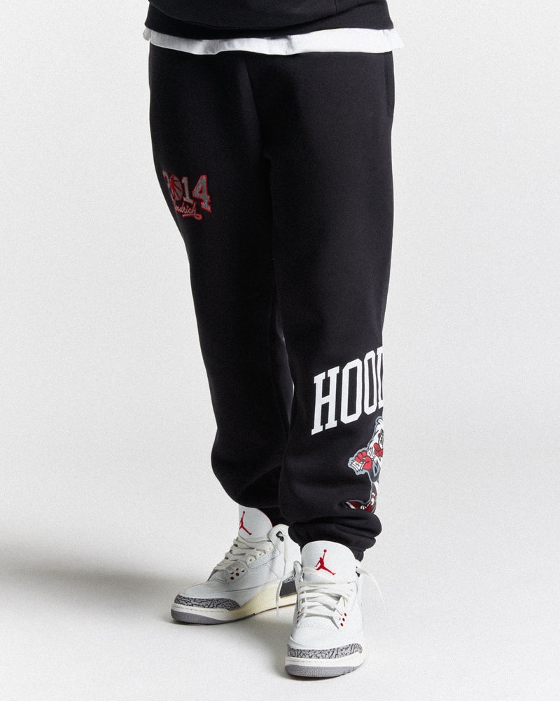 Black / White / Red Men's Hoodrich Menace Joggers | USA XHEUJT275