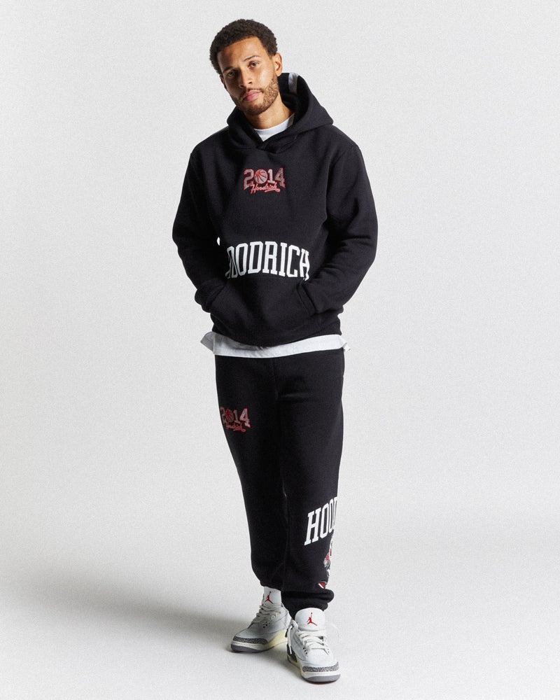 Black / White / Red Men's Hoodrich Menace Joggers | USA XHEUJT275