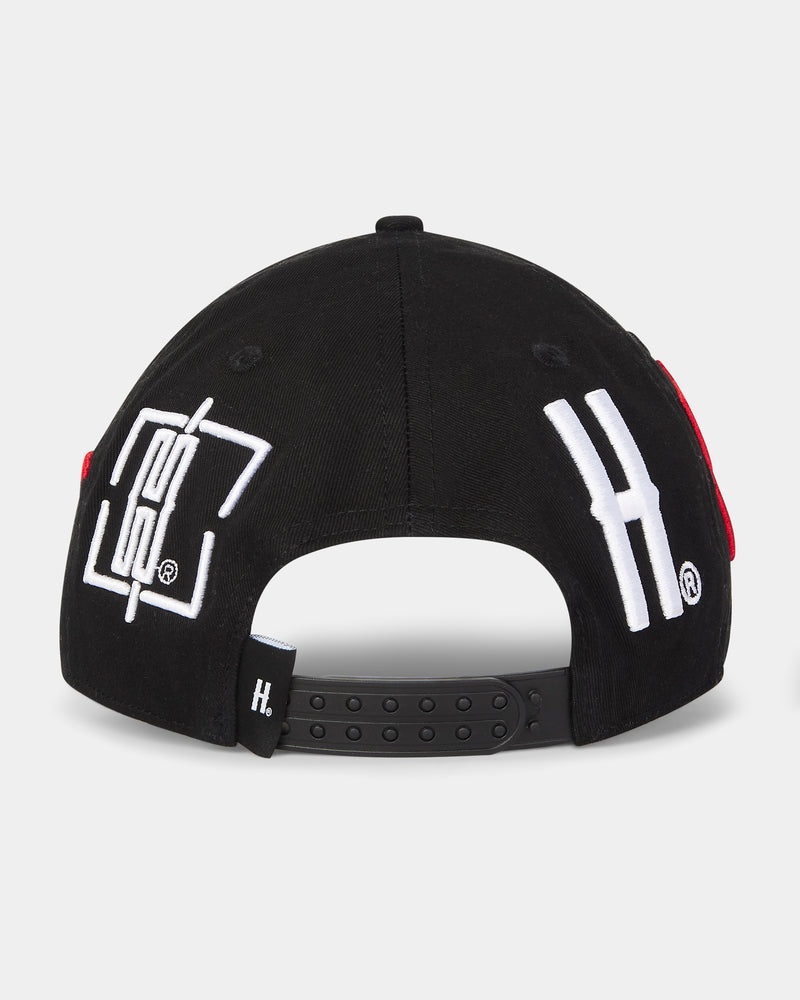 Black / White / Red Men's Hoodrich OG Akira Cap | USA ZLVNEJ541