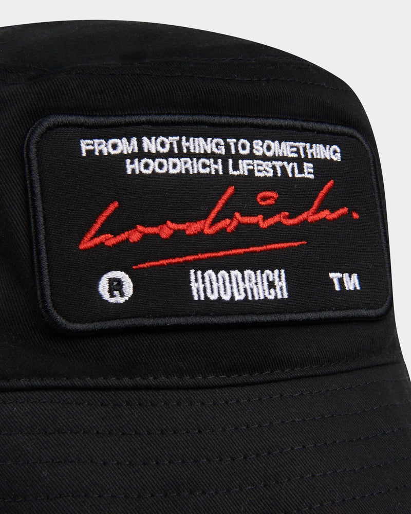 Black / White / Red Men's Hoodrich OG Cruzade Bucket Hat | USA EBCFQA231