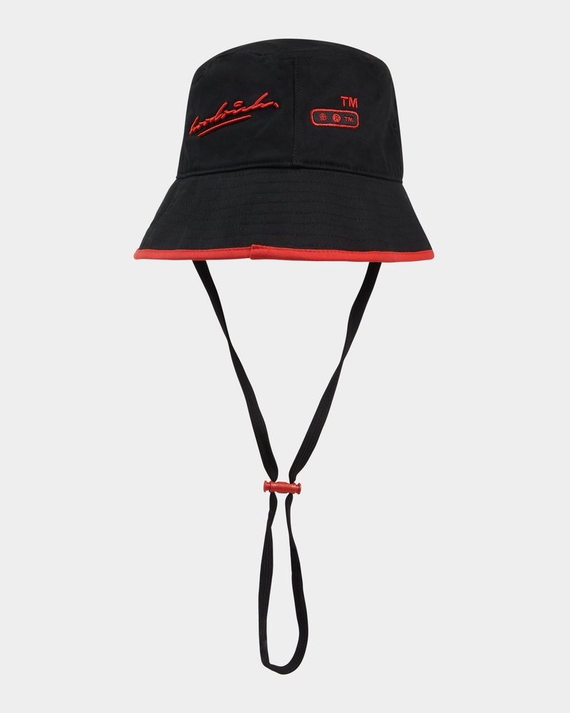 Black / White / Red Men's Hoodrich OG Cruzade Bucket Hat | USA EBCFQA231