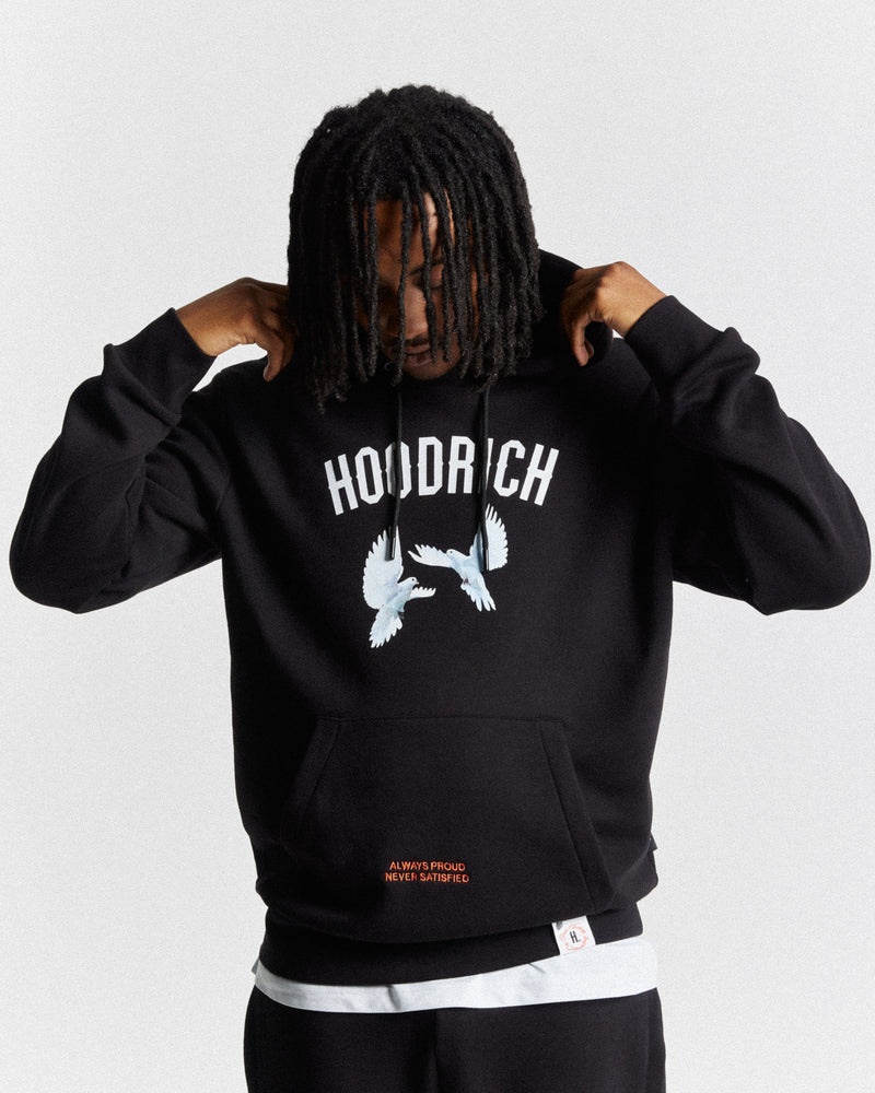 Black / White / Red Men's Hoodrich OG Take Flight V2 Hoodie | USA RULYCF473