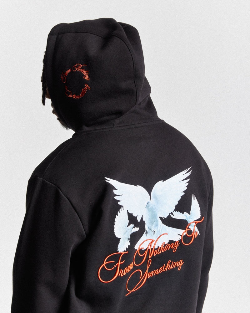 Black / White / Red Men's Hoodrich OG Take Flight V2 Hoodie | USA RULYCF473