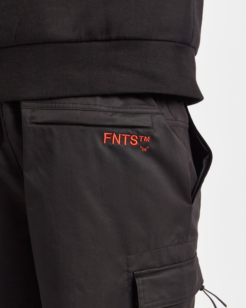 Black / White / Red Men's Hoodrich OG Trek Cargo Pants | USA AXNRPQ514