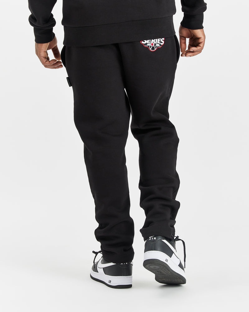 Black / White / Red Men's Hoodrich Stadium Joggers | USA BDHWEL253