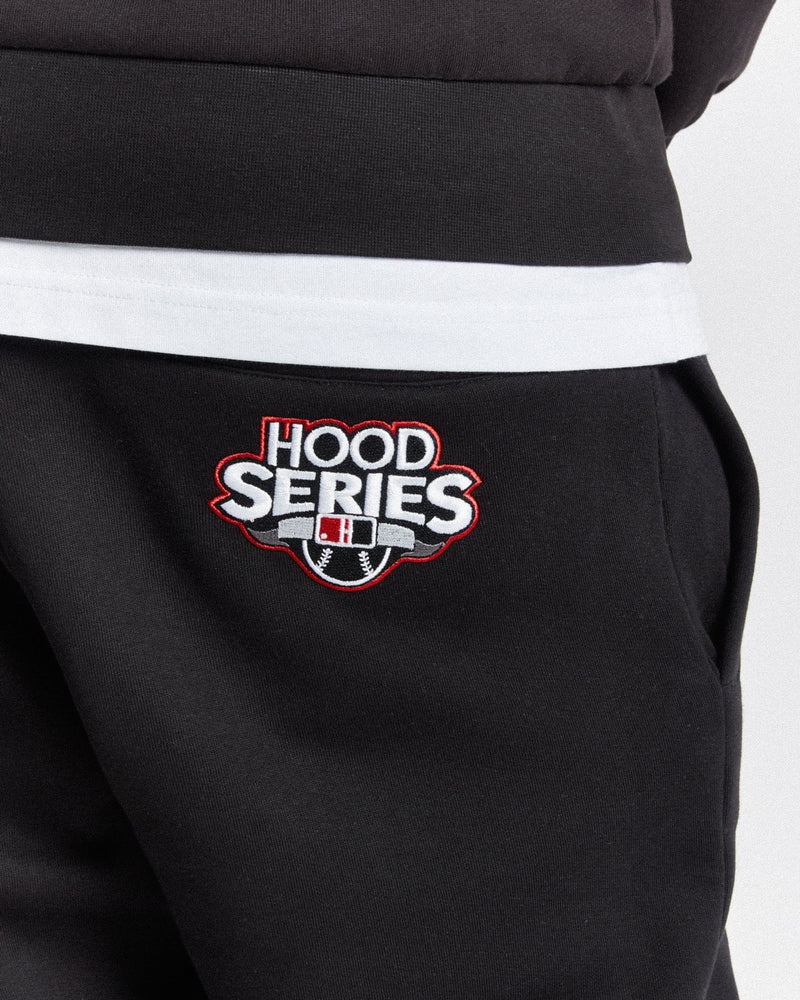 Black / White / Red Men's Hoodrich Stadium Joggers | USA BDHWEL253