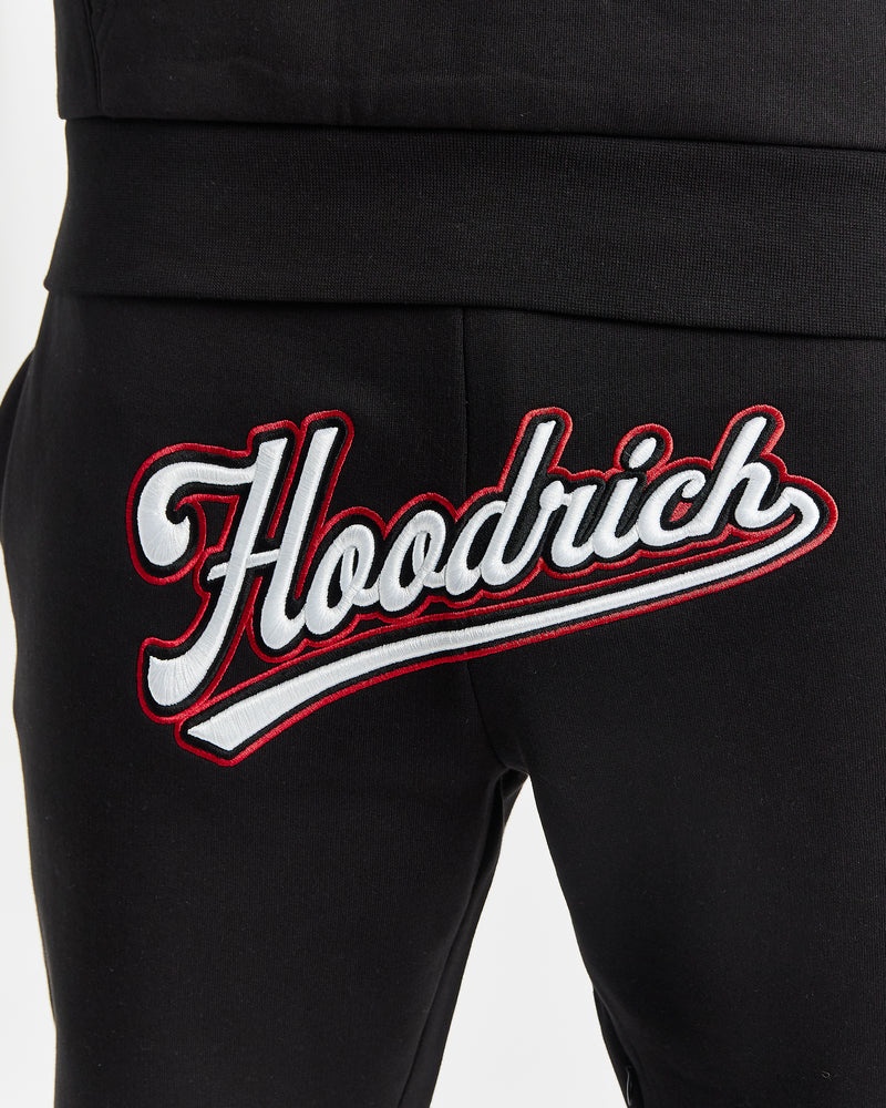 Black / White / Red Men's Hoodrich Stadium Joggers | USA BDHWEL253