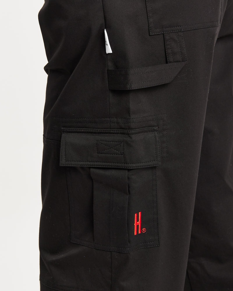 Black / White / Red Women's Hoodrich OG Combat Cargo Pants | USA IJYCUE180