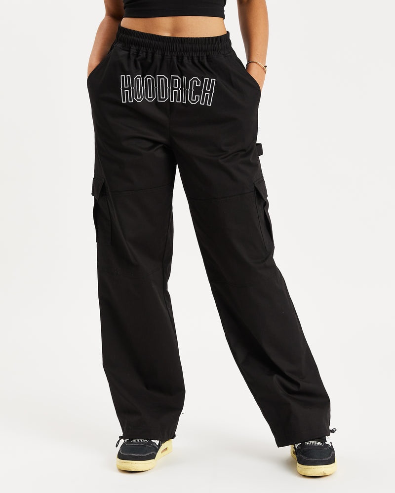 Black / White / Red Women\'s Hoodrich OG Combat Cargo Pants | USA IJYCUE180