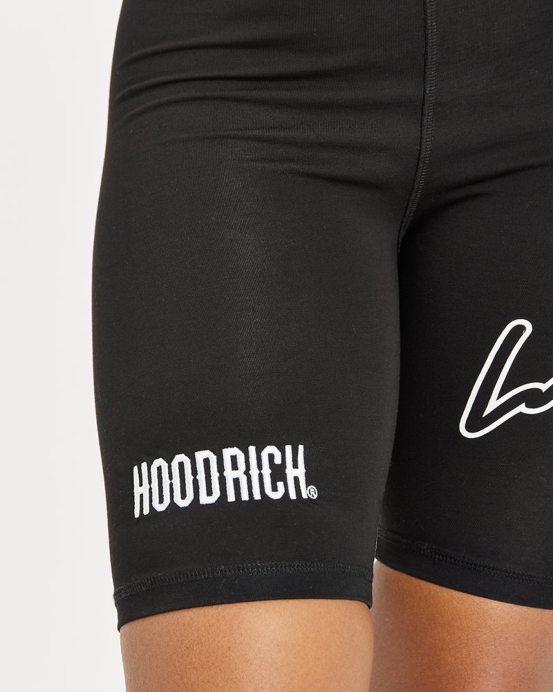 Black / White / Red Women's Hoodrich OG Crate Cycling Shorts | USA MNSTJP206