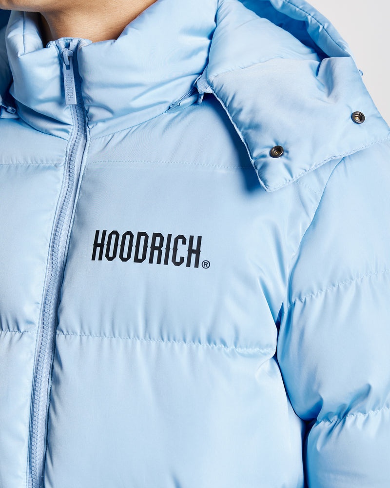 Blue Men's Hoodrich OG Stack Puffer Jacket | USA VSNFJL680