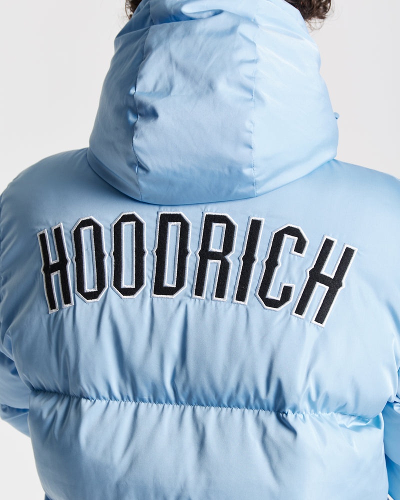 Blue Men's Hoodrich OG Stack Puffer Jacket | USA VSNFJL680