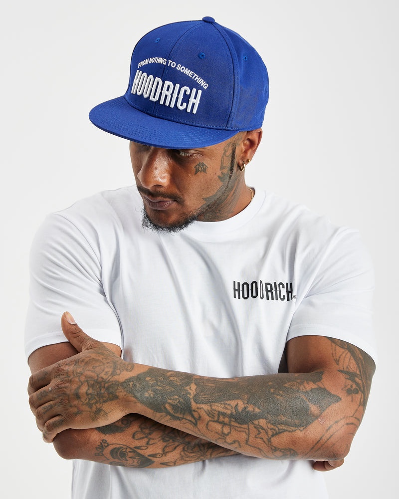 Blue / White Men's Hoodrich OG Perform Snapback Cap | USA NODQPU079