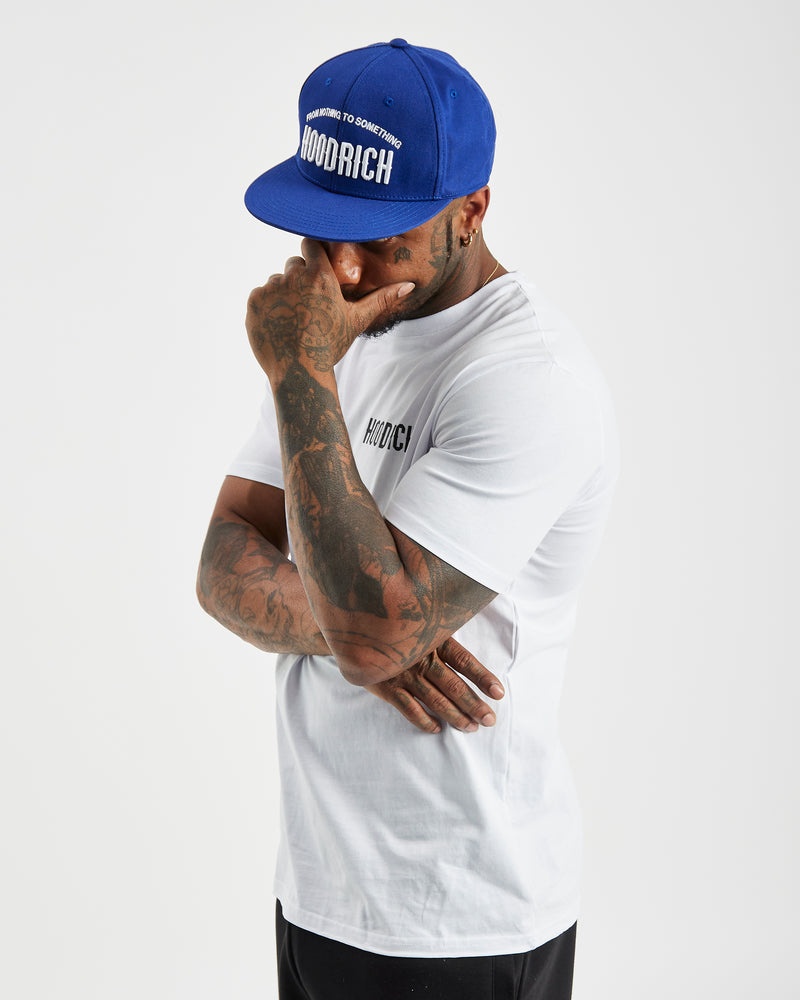 Blue / White Men's Hoodrich OG Perform Snapback Cap | USA NODQPU079