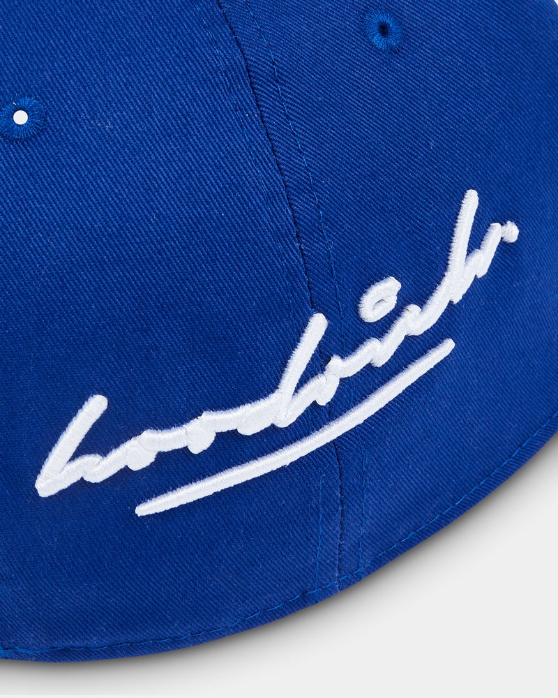 Blue / White Men's Hoodrich OG Perform Snapback Cap | USA NODQPU079