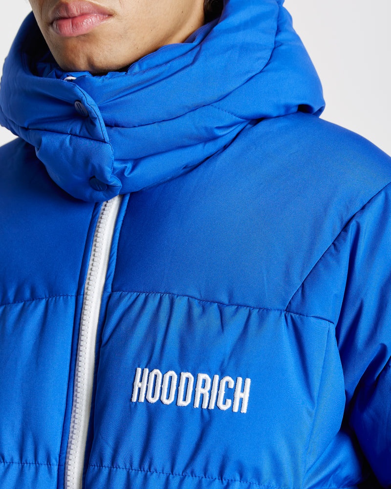 Blue / White Men's Hoodrich OG Phenom Puffer Jacket | USA IFPVQH896