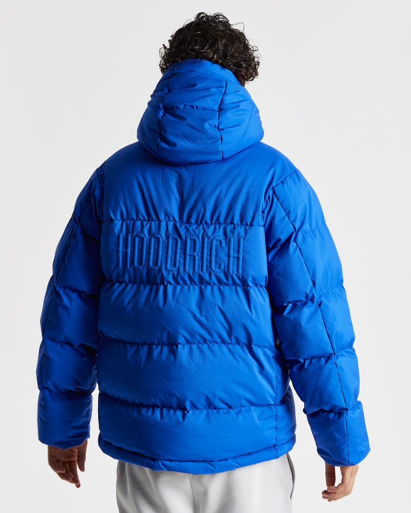 Blue / White Men's Hoodrich OG Phenom Puffer Jacket | USA IFPVQH896