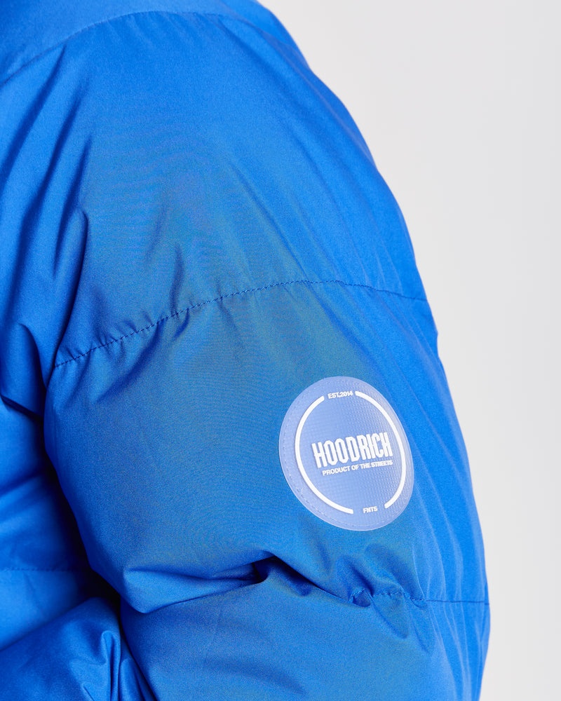 Blue / White Men's Hoodrich OG Phenom Puffer Jacket | USA IFPVQH896