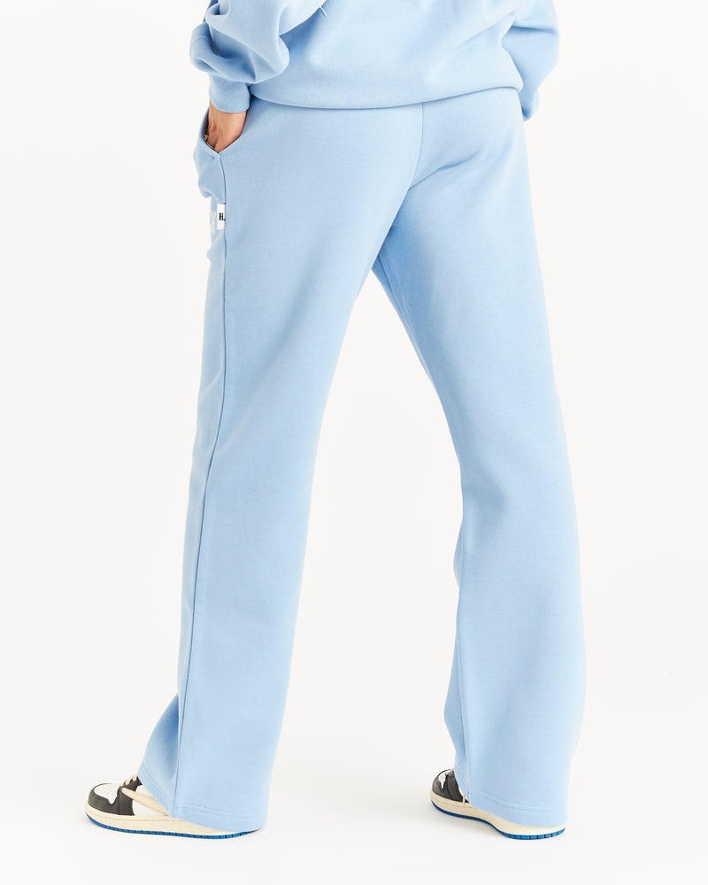 Blue / White Women's Hoodrich OG Staple Wide Leg Joggers | USA GIUMTV940