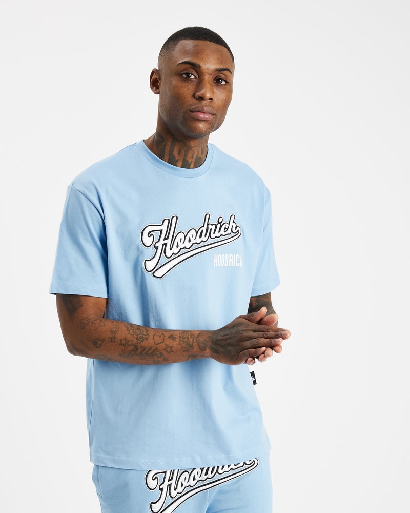 Blue / White / Black Men's Hoodrich Stadium T-Shirt | USA STOWBE651