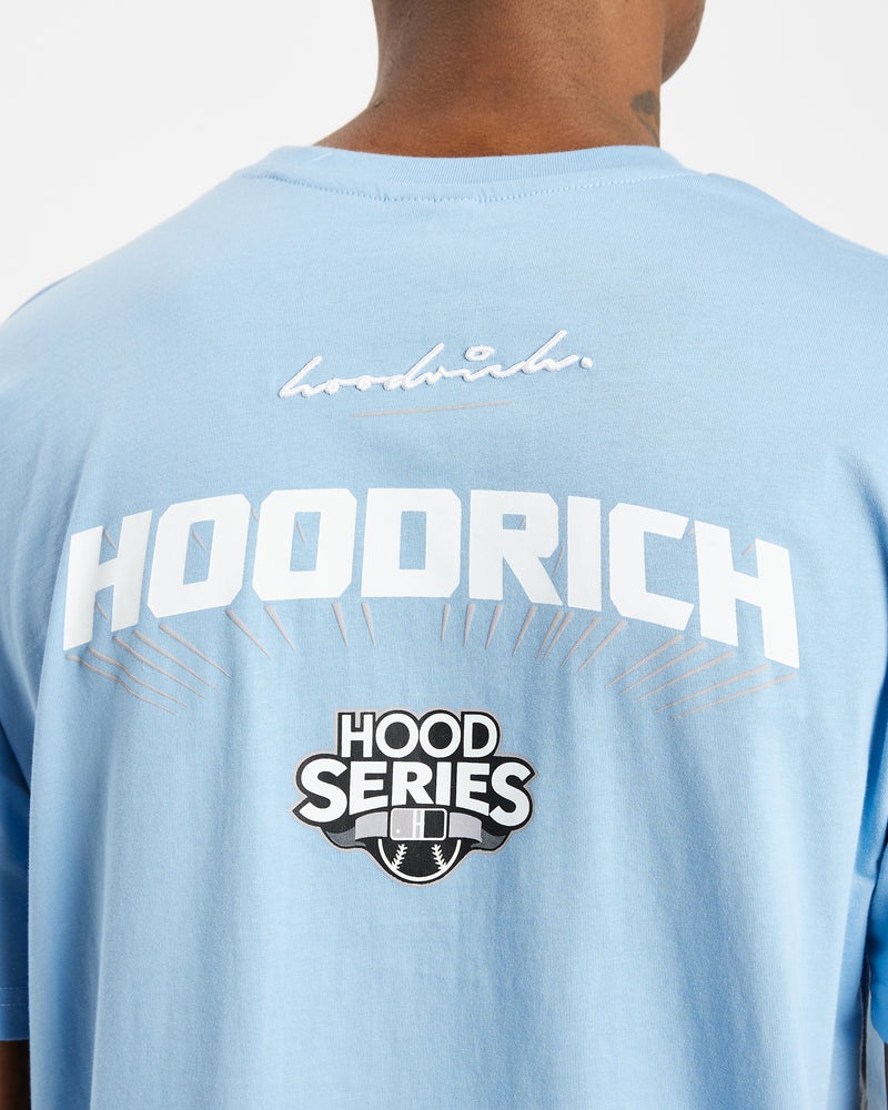 Blue / White / Black Men's Hoodrich Stadium T-Shirt | USA STOWBE651