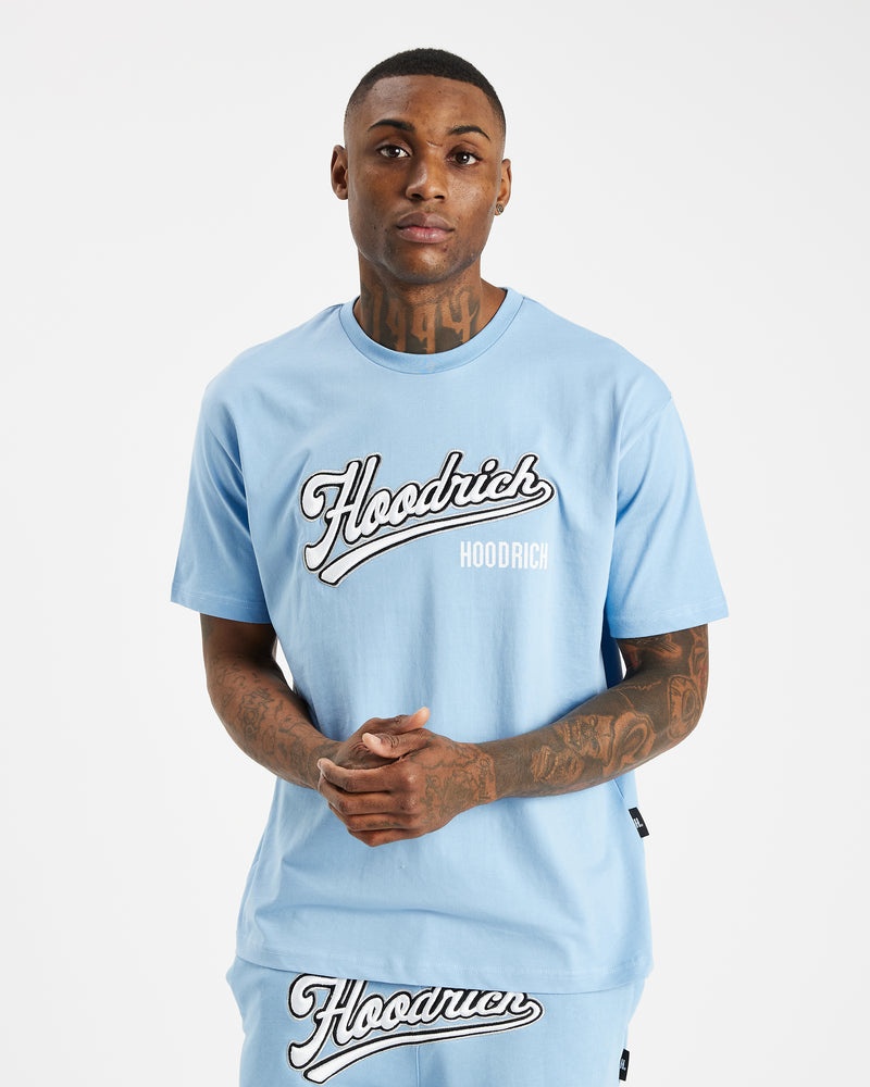 Blue / White / Black Men's Hoodrich Stadium T-Shirt | USA STOWBE651