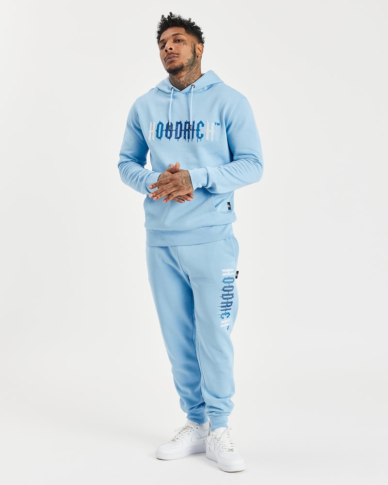 Blue / White / Blue Men's Hoodrich OG Dash Hoodie | USA KVLQZM269