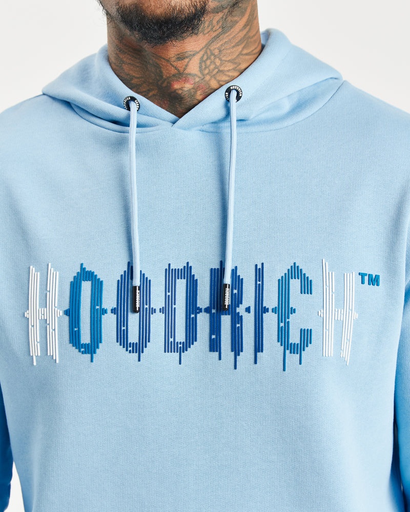 Blue / White / Blue Men's Hoodrich OG Dash Hoodie | USA KVLQZM269