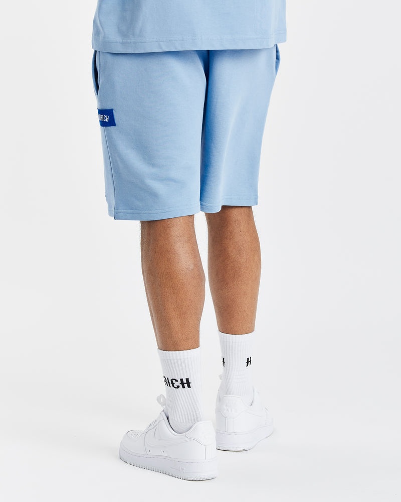 Blue / White / Blue Men's Hoodrich OG Pacific V2 Shorts | USA RUCDLZ138