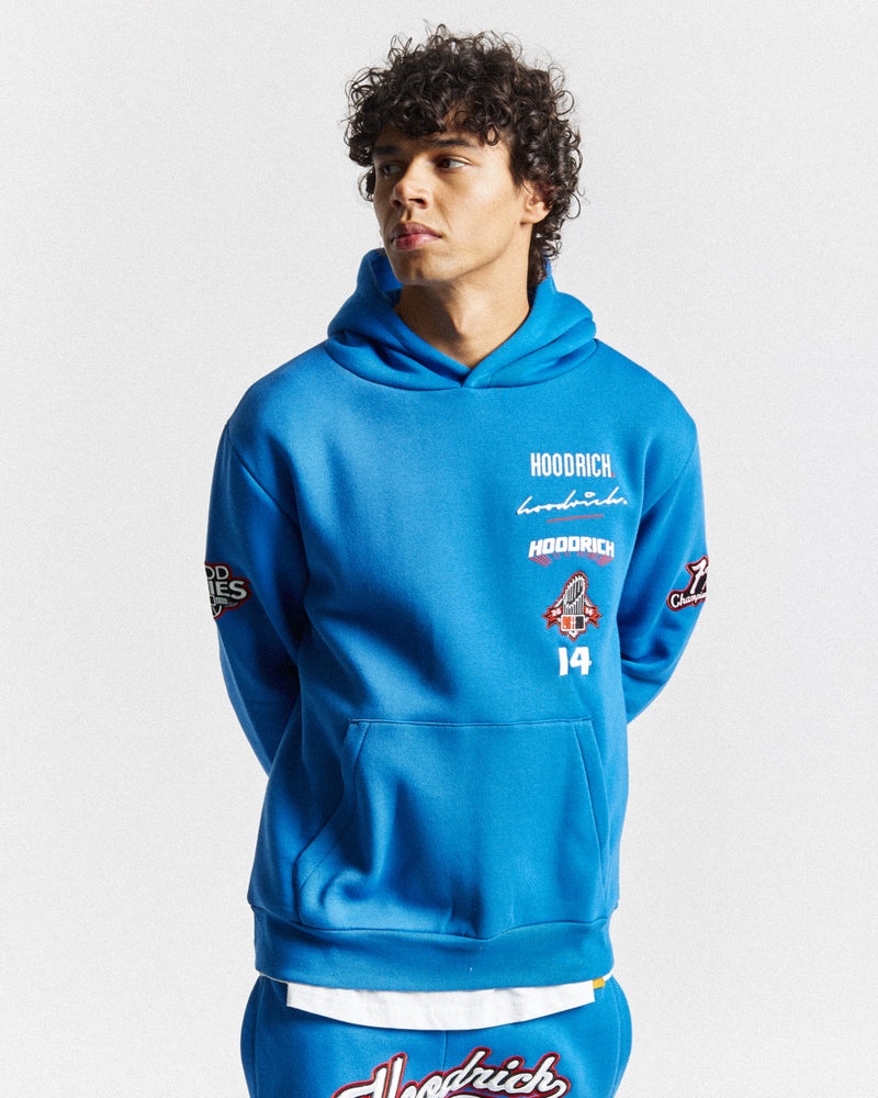 Blue / White / Red Men's Hoodrich Stadium Hoodie | USA TLEFIR731