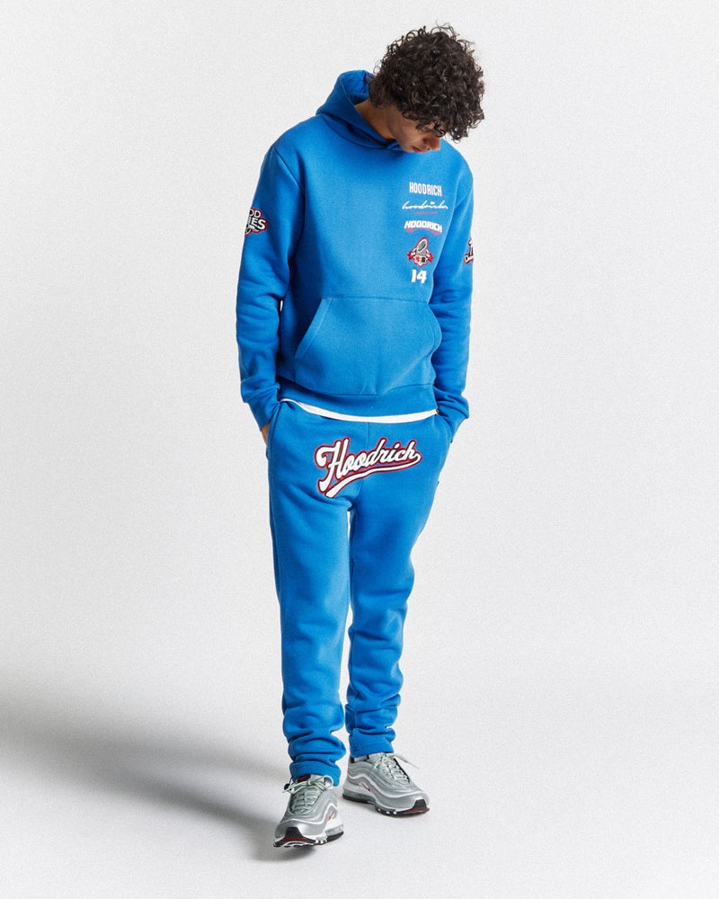 Blue / White / Red Men's Hoodrich Stadium Joggers | USA SWMXIU134