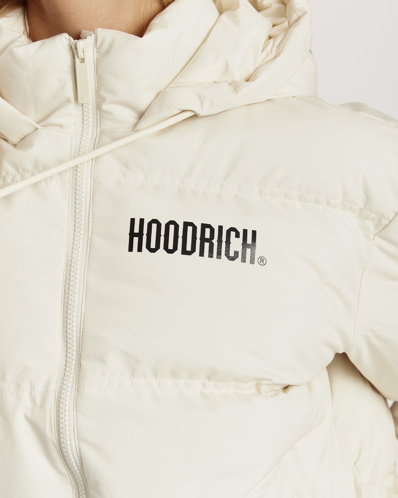 Cream Women's Hoodrich Sienna Puffer Jacket | USA OWFTKM169